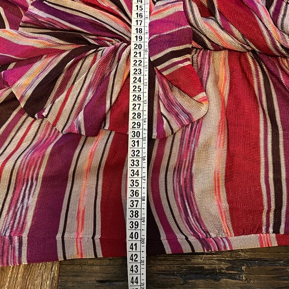 Bold Striped Midi Dress – Missoni-Style Vibes (brand - Coast) size UK 12 - Picture 3 of 7